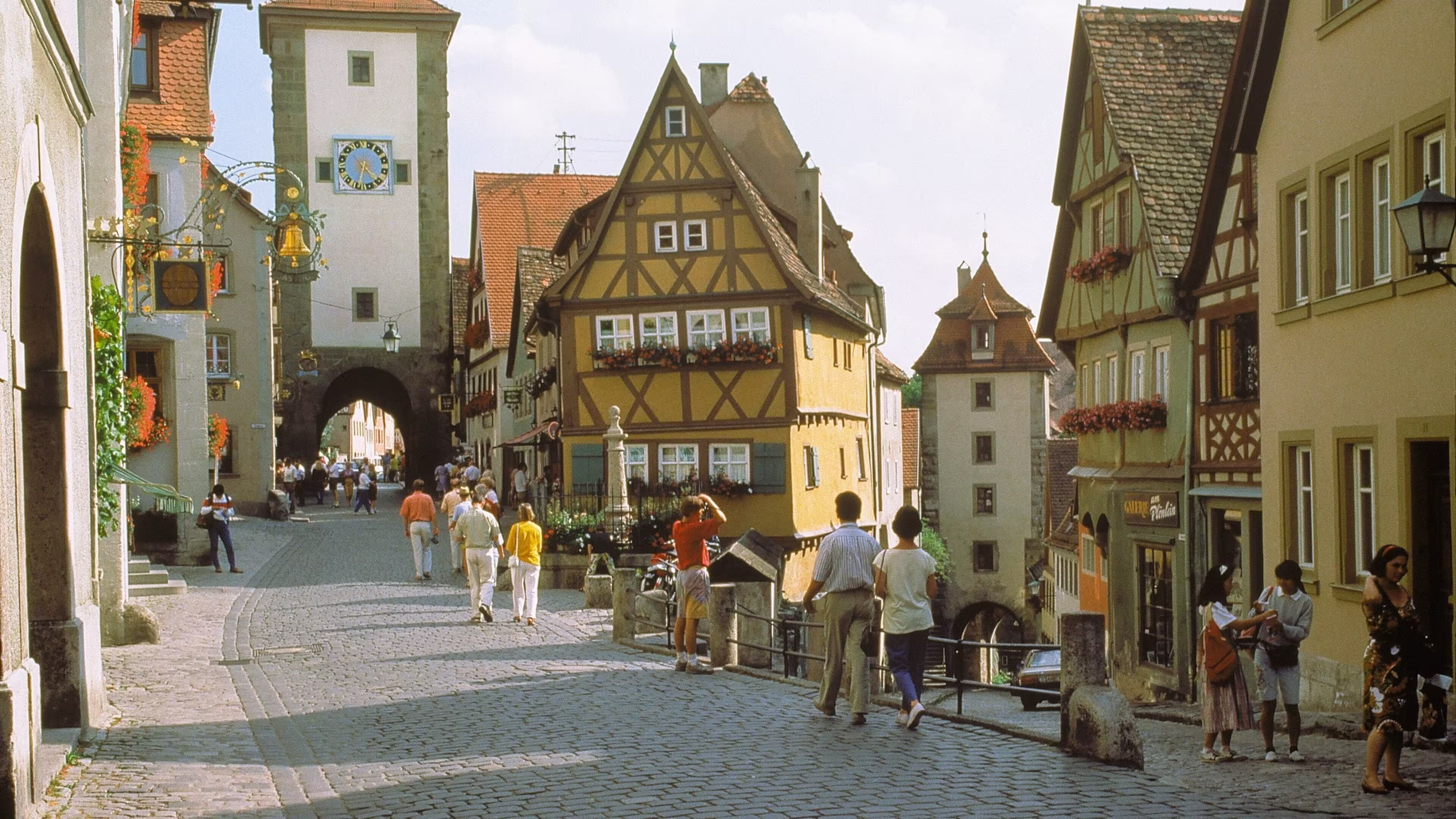 Rothenburg ob der Tauber medieval half-timbered streets
