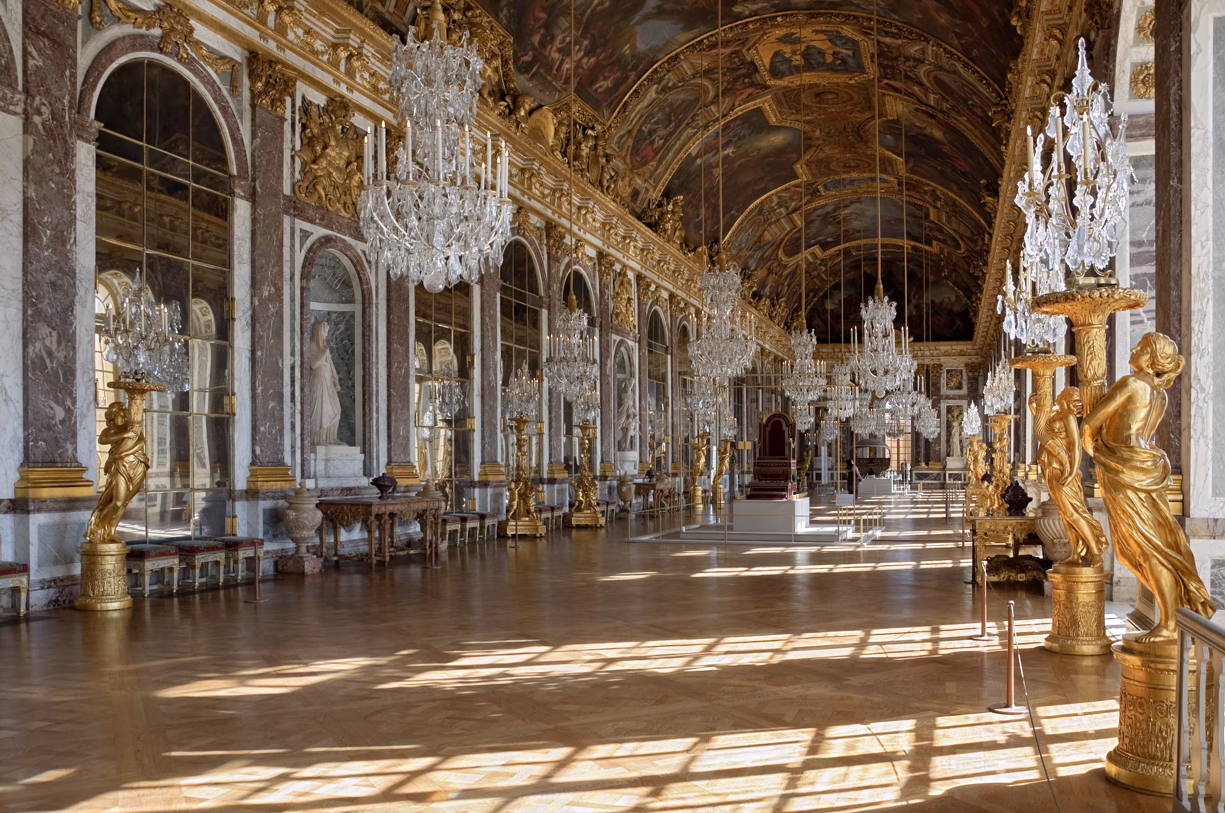 Palace of Versailles Hall of Mirrors and Royal Gardens