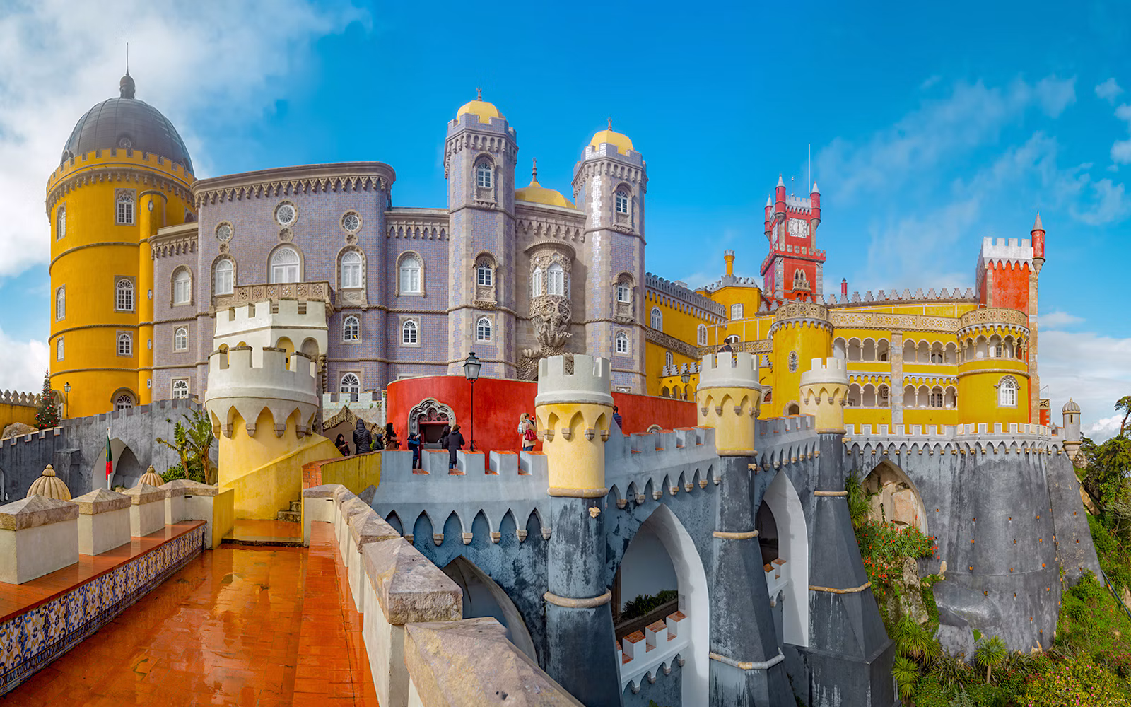 Pena Palace fairytale towers in Sintra