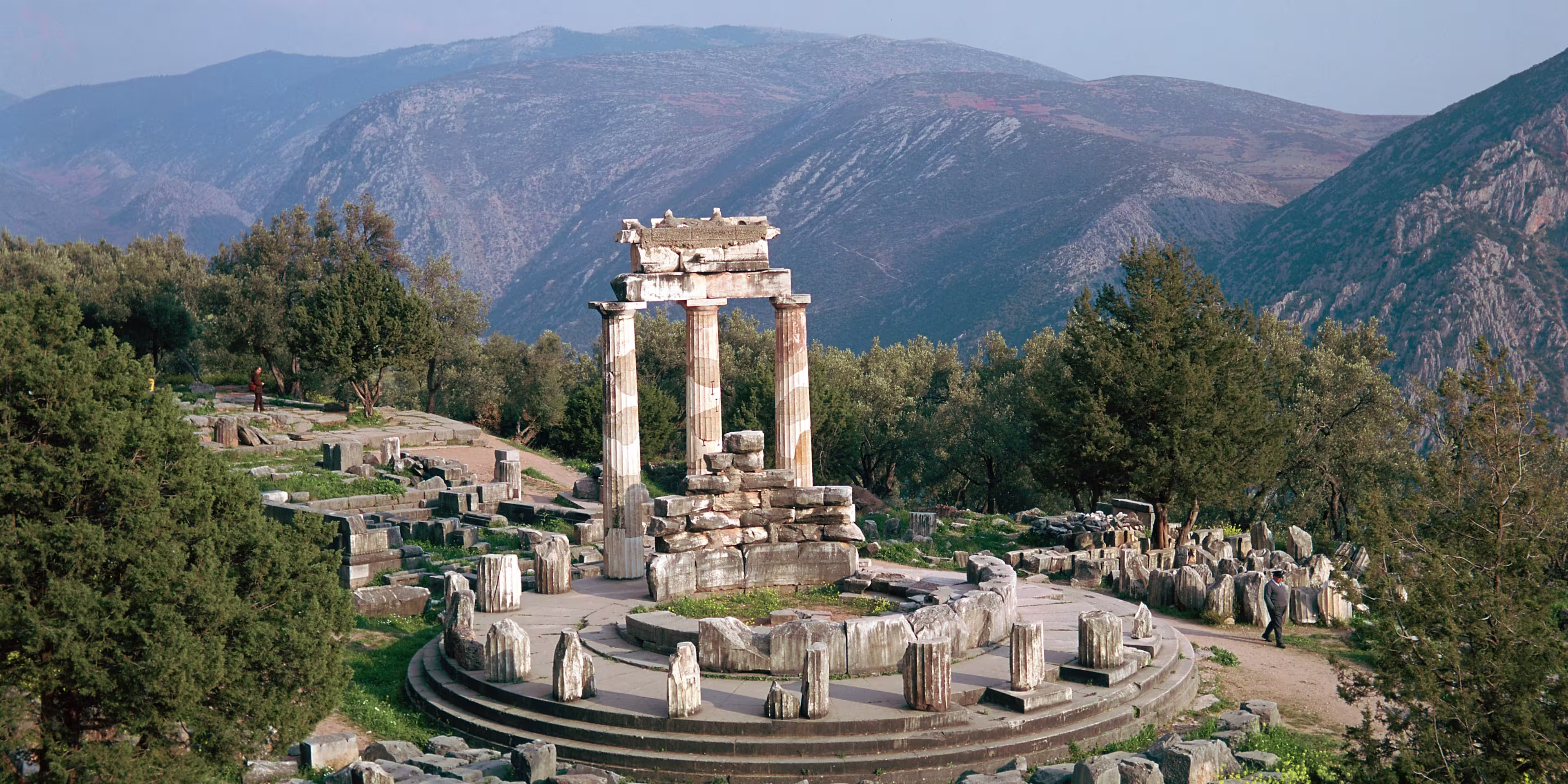 Delphi archaeological sanctuary of Apollo