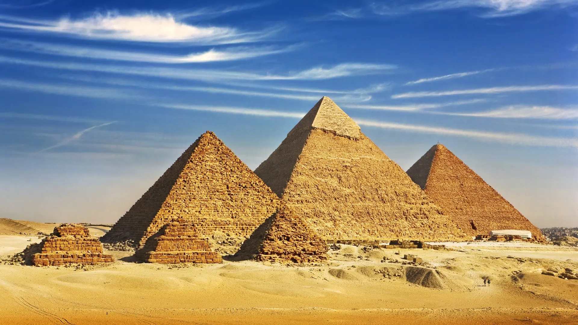 Pyramids of Giza in Egypt