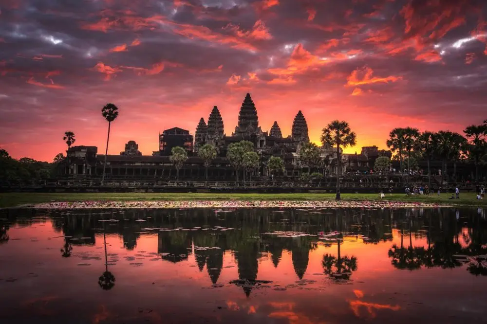 Angkor Wat Sunrise in South-East Asia
