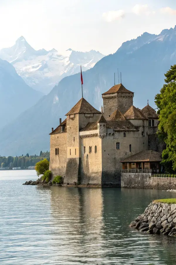 Montreux & Chillon Castle in Switzerland