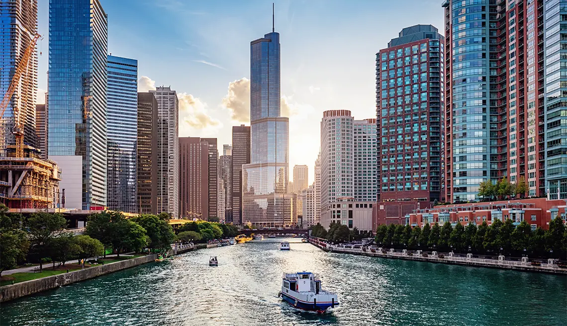 Chicago River architecture