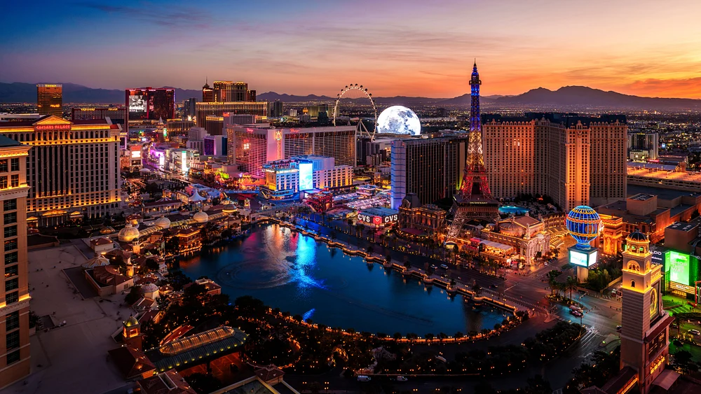Las Vegas Strip at night