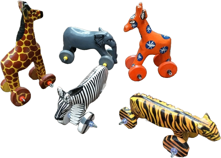 Animal themed toy cars - Image 1
