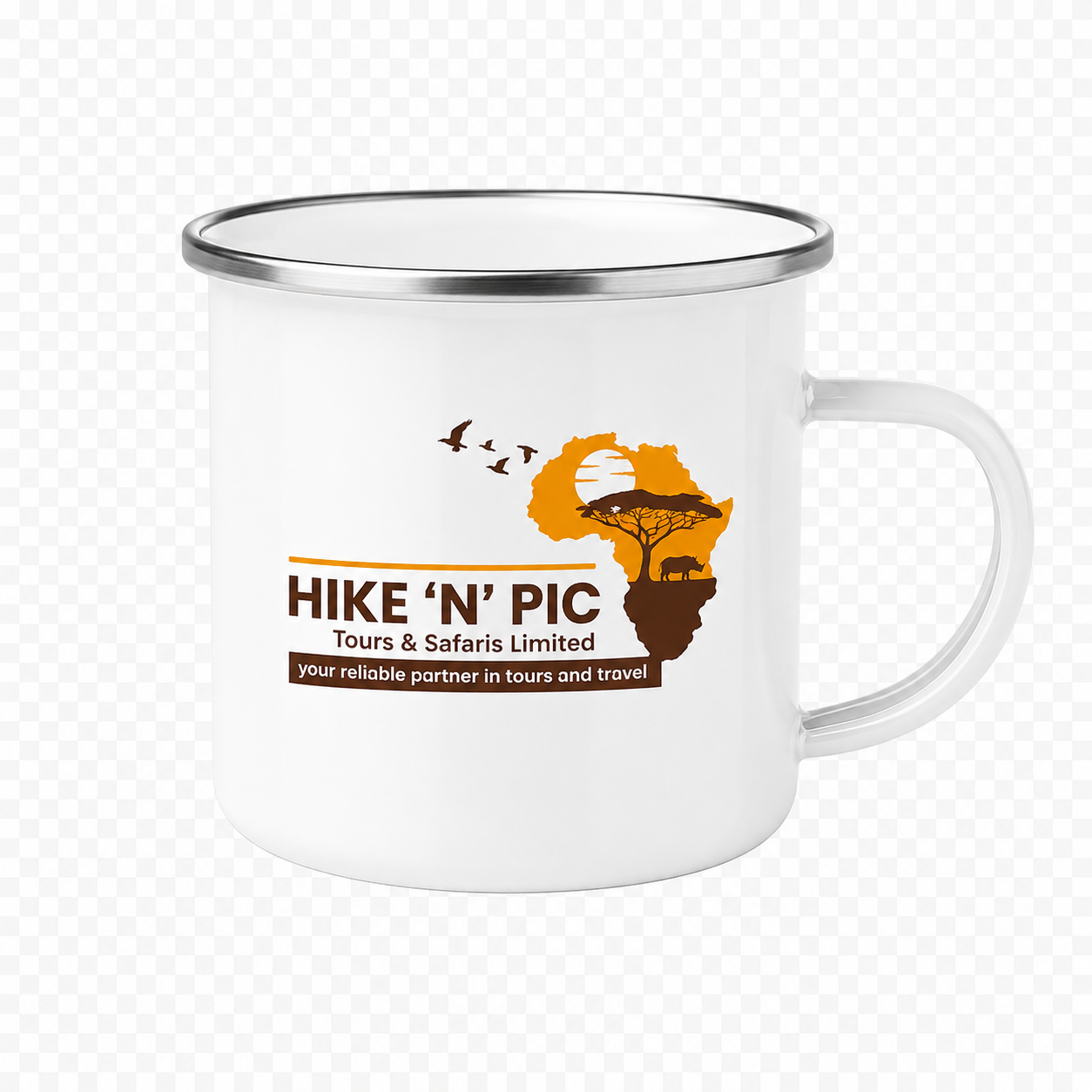 Hike N Pic Enamel Mug - Image 1